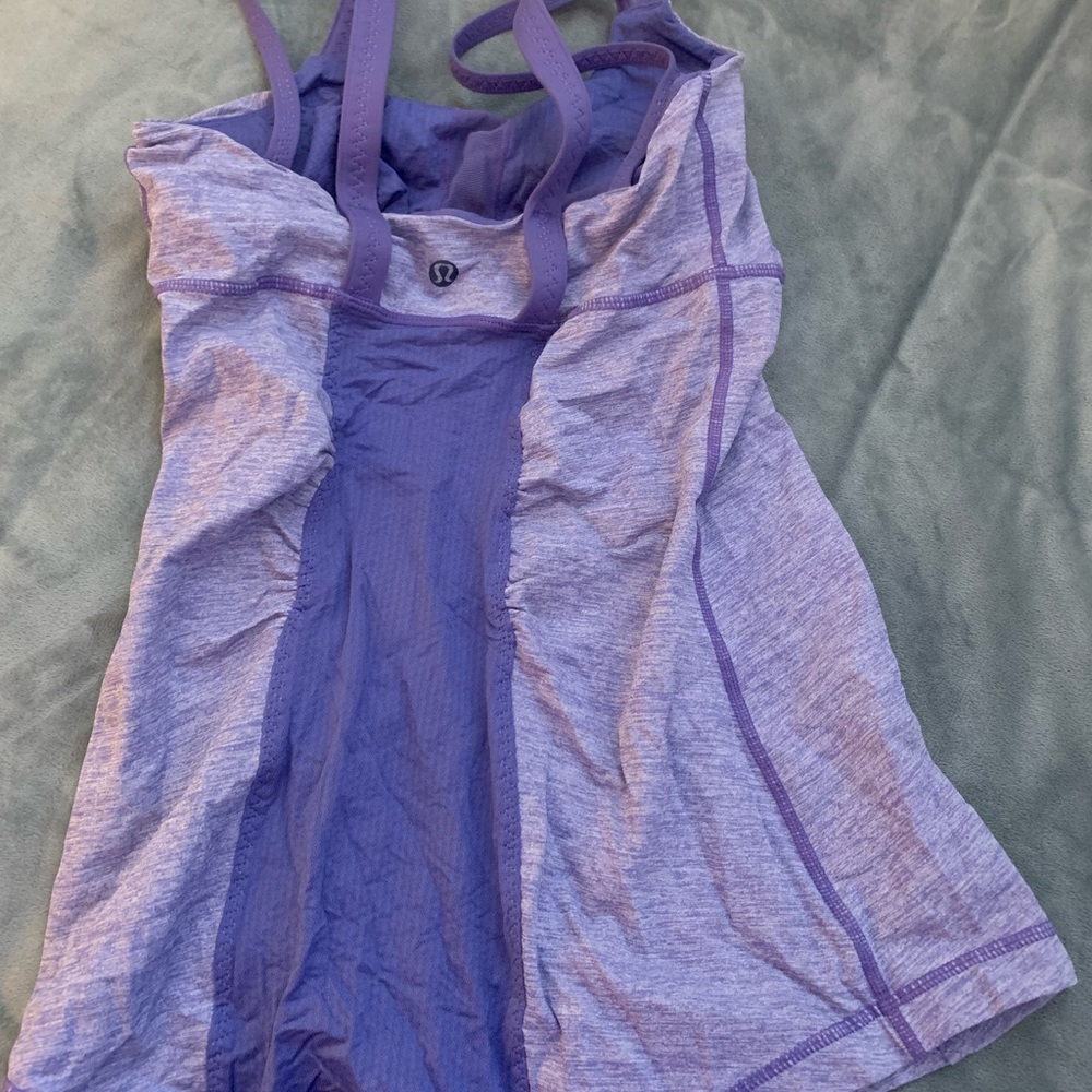 Lululemon purple athletic top